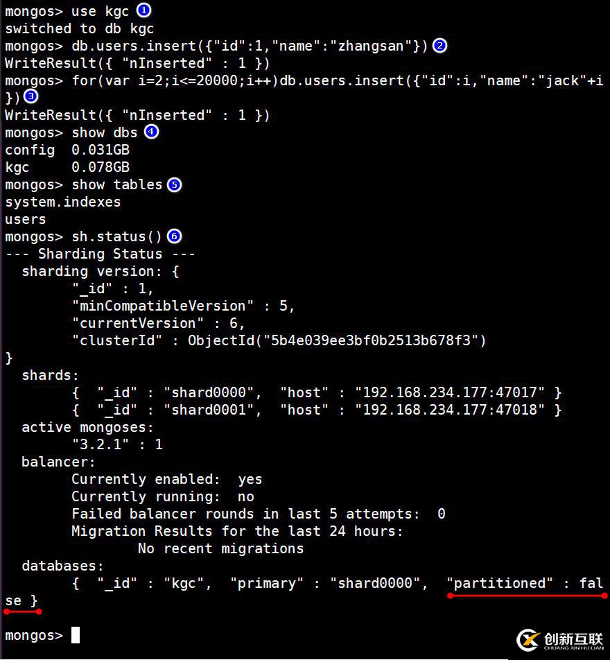 CentOS7上的mongodb分片群集