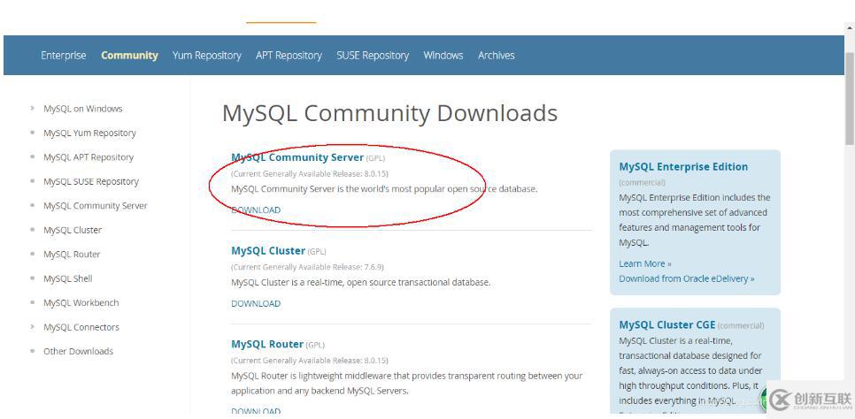 mysql 8.0.15 版本安裝教程 連接Navicat.list