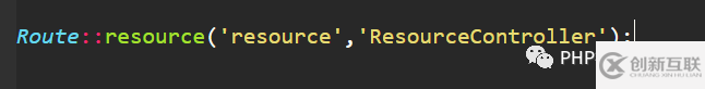 laravel中怎么實現一個資源控制器