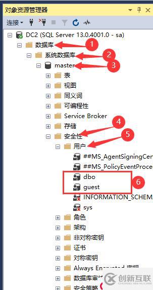 SQL Server的權限設置以及數據備份還原