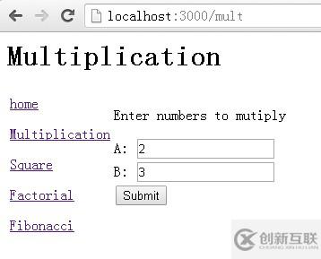 從零開始學(xué)習(xí)Node.js系列教程四：多頁面實現(xiàn)的數(shù)學(xué)運(yùn)算示例