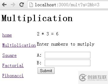 從零開始學(xué)習(xí)Node.js系列教程四：多頁面實現(xiàn)的數(shù)學(xué)運(yùn)算示例