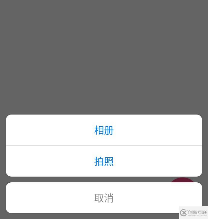 Android 實現(xiàn)IOS選擇拍照相冊底部彈出的實例