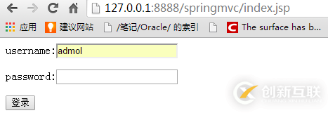 Java編程實現springMVC簡單登錄實例