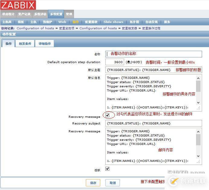 Zabbix郵件報警