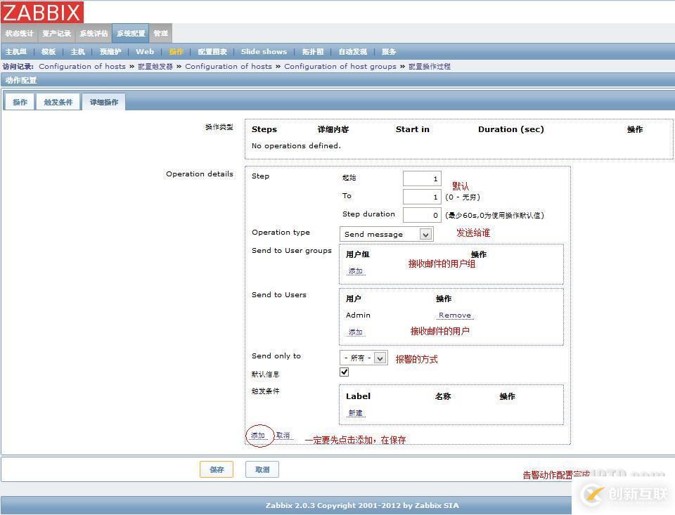 Zabbix郵件報警