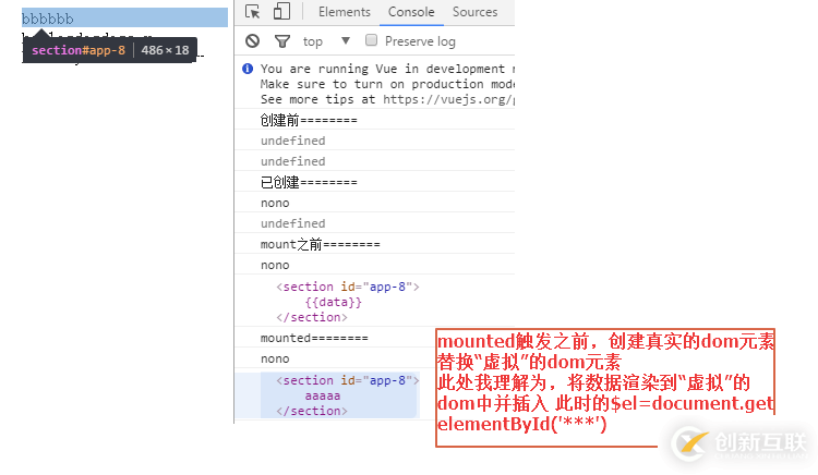 Vue生命周期示例詳解