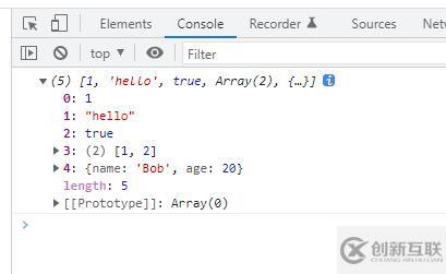 javascript數(shù)組里可不可以包含對象