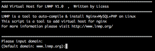 LNMP添加、刪除虛擬主機及偽靜態使用教程