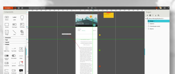 Mockplus（摩客） 是一款簡潔高效的原型圖設計工具